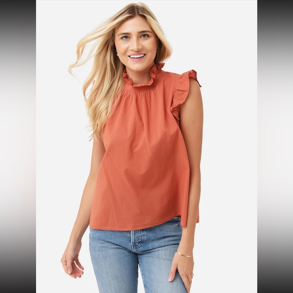 New! Stark X Poplin Sleeveless Princess Top 🧡  XS NWT!